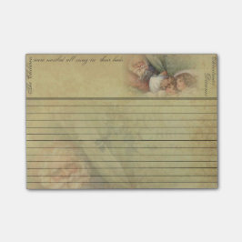 Oude Wereld Kerstman & Slapende Kinderen Sticky No Post-it® Notes