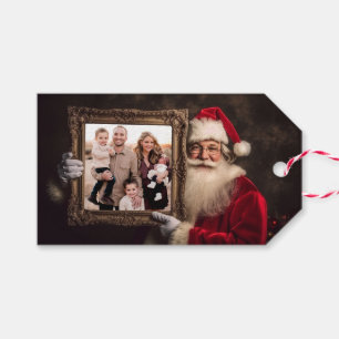 Oude Wereld Kerstman Uw foto toevoegen Luxe Ke Cadeaulabel