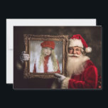 Oude Wereld Kerstman | Uw foto toevoegen | Luxe Ke Feestdagenkaart<br><div class="desc">Deze prachtige kerstkaart is voorzien van een foto van de kerstman met een lijst met uw favoriete foto. De binnenkant heeft een luxe rode en gouden achtergrond aan de buitenkant met een boekomslag in het midden met een hand geschreven "Vrolijk kerstfeest" groet en tekst die zegt "Wishing you peace and...</div>