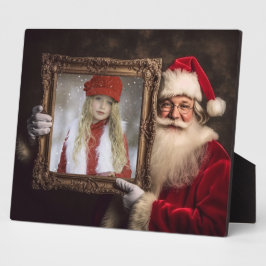 Oude Wereld Kerstman | Uw foto toevoegen | Luxe Ke Fotoplaat
