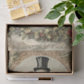 Oude Wereld Kerstmis Sneeuwman Tissuepapier (Geschenk)