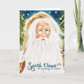 Oude Wereld Kerstmis vakantie-inspiratie Kaart (Voorkant)