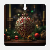 Oude wereld Kerstvakantie ornament (Voorkant)