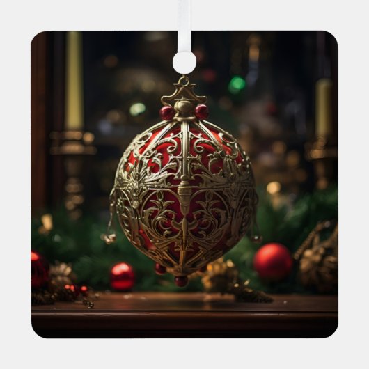 Oude wereld Kerstvakantie ornament (Voorkant)