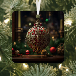 Oude wereld Kerstvakantie ornament