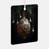 Oude wereld Kerstvakantie ornament (Voorkant Rechts)