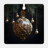 Oude wereld Kerstvakantie ornament (Voorkant)