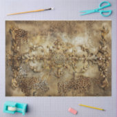 Oude Wereld Medaillon Tissuepapier (Craft)