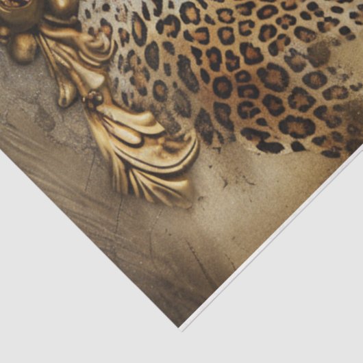 Oude Wereld Medaillon Tissuepapier (Detail)