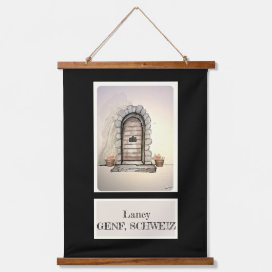 Oude-wereld muur ophangen hangend wandkleed (Voorkant)