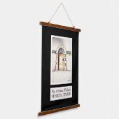 Oude Wereld Muur Opknoping Hangend Wandkleed (Gebogen)