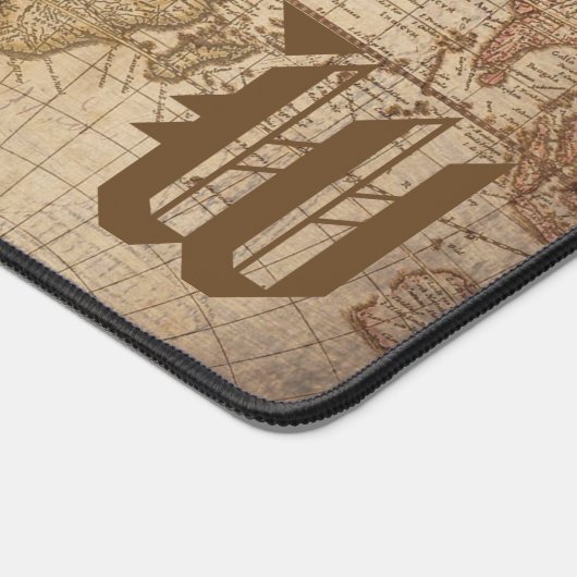   Oude Wereld Reiskaart Bureaumat (Hoek)