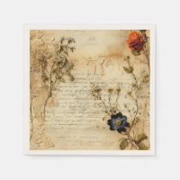 Oude Wereld Romantische Perkamenten Brief