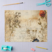Oude Wereld Romantische Perkamenten Brief Tissuepapier (Craft)