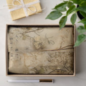 Oude Wereld Romantische Perkamenten Brief Tissuepapier (Geschenk)