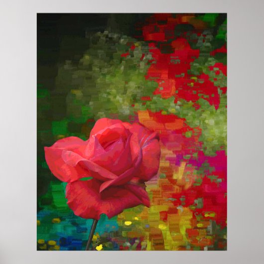 Oude Wereld Roos ontwerp Poster (Voorkant)