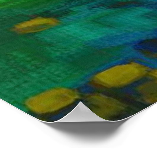 Oude Wereld Roos ontwerp Poster (Hoek)