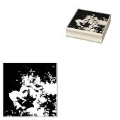 Oude Wereld Roos ontwerp Rubberstempel (Gestempeld)