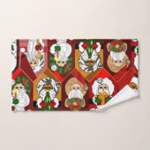 Oude Wereld Santas Kleurrijke Handdoek (Handdoek)