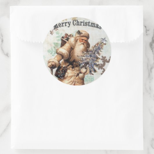  Oude Wereld Sinterklaas Kerst stickers (Tas)