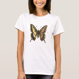 Oude Wereld Staartvlinder Vlindervleugel Gemaakt v T-shirt