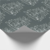 Oude Wereld Traditionele Kerstmis Cadeaupapier (Hoek)