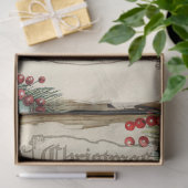 Oude Wereld Vader Kerst & Bladmuziek Decoupage Tissuepapier (Geschenk)