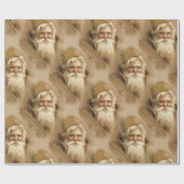 Oude Wereld Victoriaans Sinterklaas Cadeaupapier (Vlak)