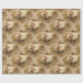 Oude Wereld Victoriaans Sinterklaas ver2 Cadeaupapier (Vlak)
