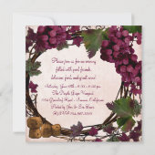 Oude Wereld Wijnproeverij met oude rode en groene  Kaart (Achterkant)