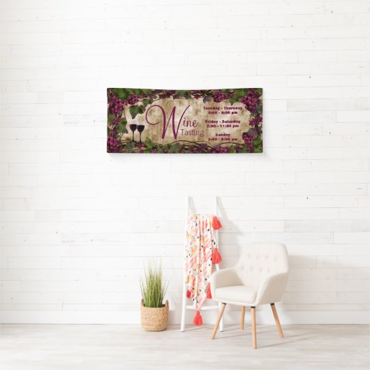 Oude Wereld wijnproeverij Spandoek (Insitu)