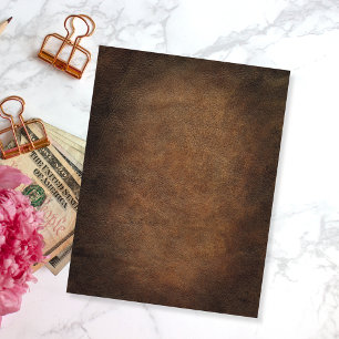 Oude wereldfaux-leder-scrapbook