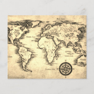 Oude wereldkaart