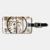 Oude wereldkaart, 12e eeuw bagagelabel (Voorkant horizontaal)