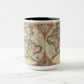 Oude Wereldkaart 1609 Mok (Midden)