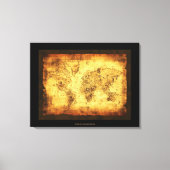 Oude Wereldkaart Art Print (Voorkant)