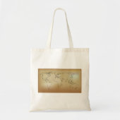 Oude Wereldkaart Boodschappentas Tote Bag (Voorkant)