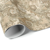 Oude Wereldkaart Cadeaupapier (Rol Hoek)