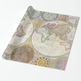 Oude Wereldkaart Cadeaupapier