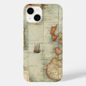 Oude wereldkaart Case-Mate iPhone case (Achterkant)