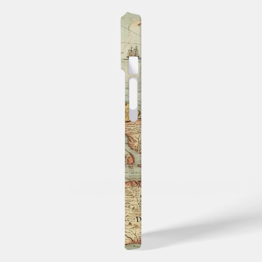 Oude wereldkaart Case-Mate iPhone case (Achterkant / Links)