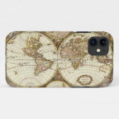 Oude Wereldkaart Case-Mate iPhone Case (Achterkant (horizontaal))