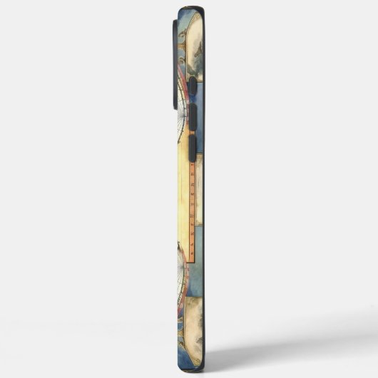 oude Wereldkaart Case-Mate iPhone Case (Achterkant / Links)