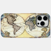 oude Wereldkaart Case-Mate iPhone Case (Achterkant (horizontaal))