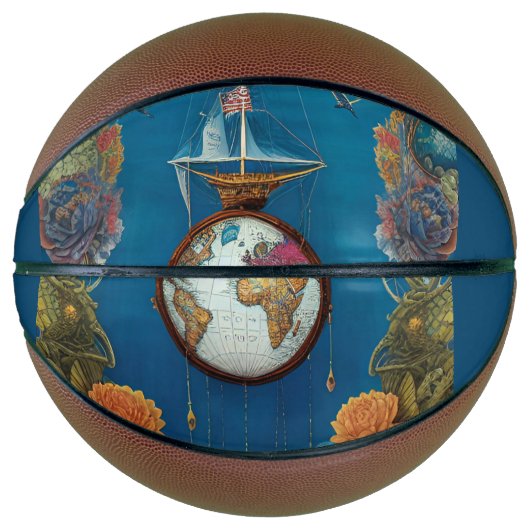 Oude Wereldkaart door CallisC Basketbal (Voorkant)