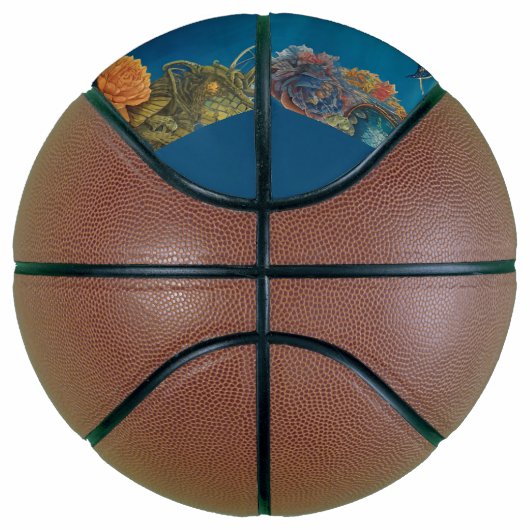 Oude  Wereldkaart door CallisC Basketbal (Rechts)