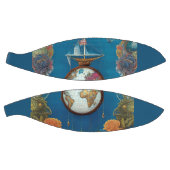 Oude Wereldkaart door CallisC Basketbal (Panelen)