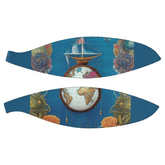 Oude  Wereldkaart door CallisC Basketbal (Panelen)