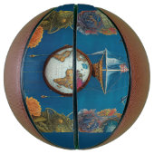 Oude Wereldkaart door CallisC Basketbal (Verticaal)