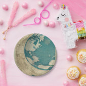 Oude  Wereldkaart door CallisC Papieren Bordje (Feest)